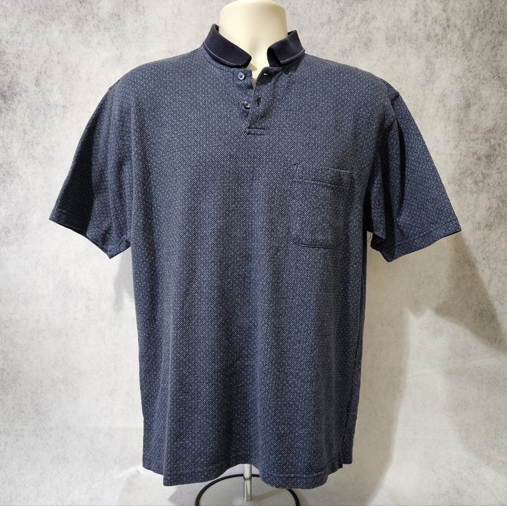 VINTAGE Van Heusen Short Sleeve Collared Polo Shirt - Picture 2 of 10
